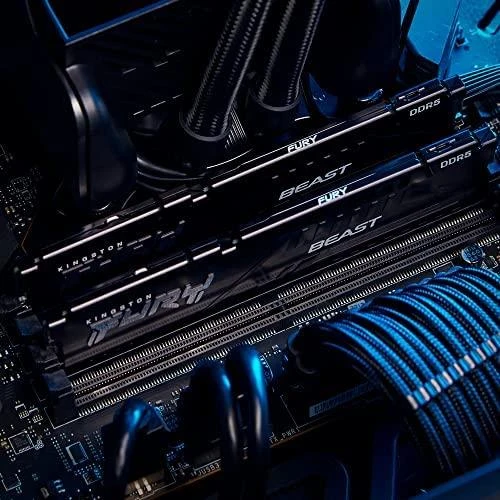 Vidinė atmintis (RAM)  Kingston FURY Beast DDR5 16GB (2x8GB) 5200MT/s DDR5 CL40 DIMM Desktop Gaming Memory Kit with 2 - KF552C40BBK2-16