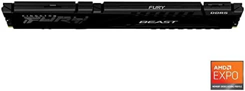 Atmintis (RAM) Kingston FURY Beast DDR5 16GB 5200MT/s CL40 DIMM Desktop Gaming Memory Single Module - KF552C40BB-16