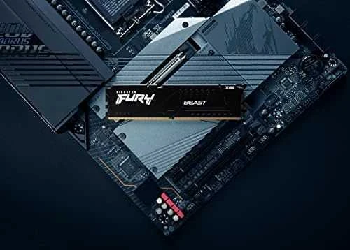 RAM Kingston KF552C40BBK4-128 128GB 5200MT/s DDR5 CL40 DIMM (Kit of 4) FURY Beast Juodas XMP | Kingstonas