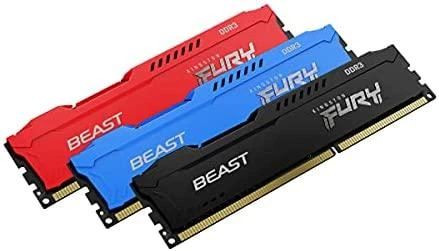 Kingston FURY Beast DDR3 RAM: spalvoti atminties moduliai