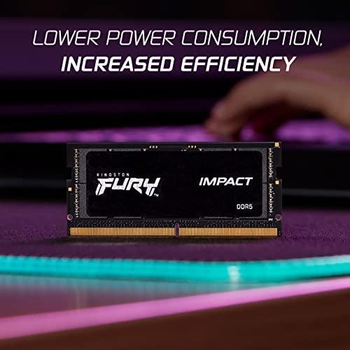 Nešiojamo kompiuterio atmintis „Kingston KF548S38IBK2-64“ 64 GB 4800 MHz DDR5 CL38 SODIMM (2 vnt. rinkinys) „FURY Impact“ | „Kingston“