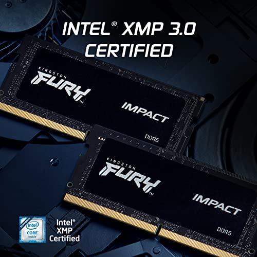 Nešiojamo kompiuterio atmintis „Kingston KF548S38IBK2-64“ 64 GB 4800 MHz DDR5 CL38 SODIMM (2 vnt. rinkinys) „FURY Impact“ | „Kingston“