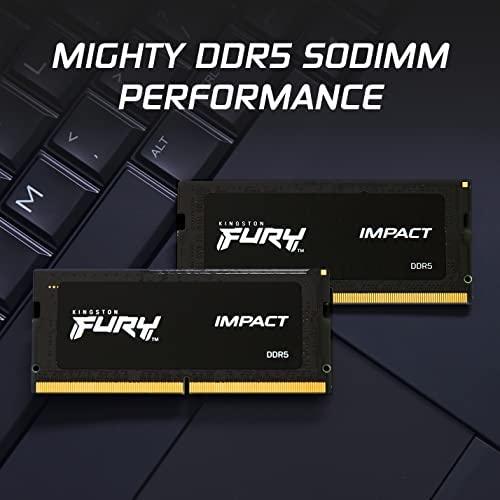 Nešiojamo kompiuterio atmintis „Kingston KF548S38IBK2-64“ 64 GB 4800 MHz DDR5 CL38 SODIMM (2 vnt. rinkinys) „FURY Impact“ | „Kingston“
