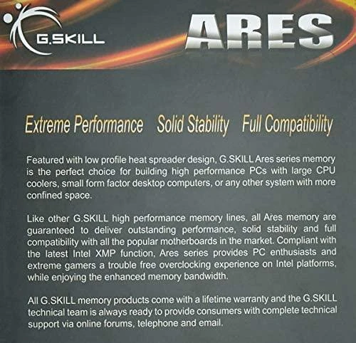 RAM G.SKILL Ares 16GB [2x8GB 2400MHz DDR3 CL11 DIMM]