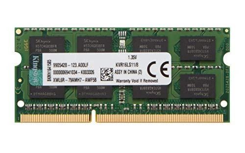 Nešiojamo kompiuterio atmintis KINGSTON 8GB 1600MHz DDR3L Non-ECC CL11 SODIMM 1.35V