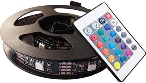 Solight LED RGB juostelė televizoriui, 2x 50cm, USB, jungiklis, pultelis