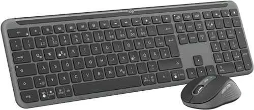 Klaviatūra ir pelė Kit Logitech Signature Slim Combo MK950 Graphite