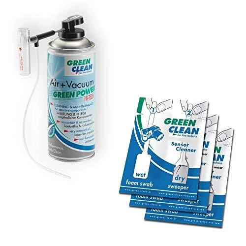 Valiklis Green Clean Žalias Clean Kameros priedai - Žalias valymo rinkinys Full Frame Cleaning Kit