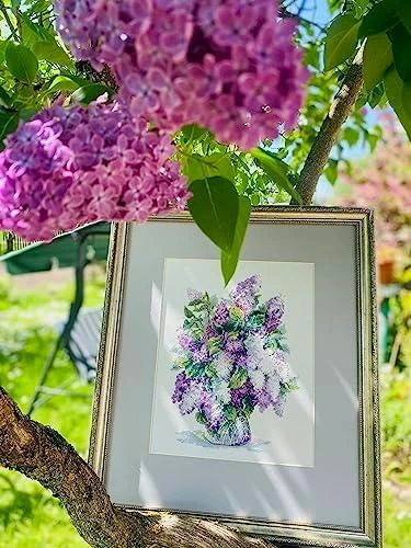RIOLIS - Create It Yourself - Siuvinėjimo rinkinys „Švelnios alyvos“ 1447 (24x30 cm)