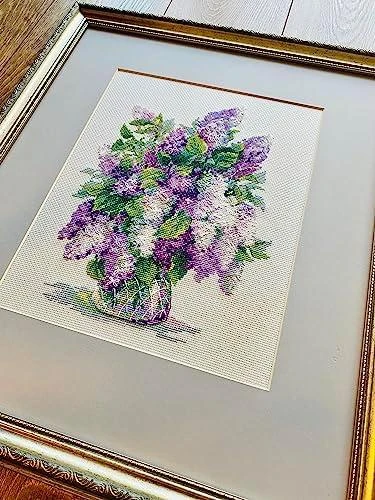 RIOLIS - Create It Yourself - Siuvinėjimo rinkinys „Švelnios alyvos“ 1447 (24x30 cm)