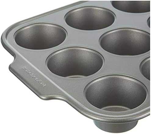 KitchenAid - Metalinė keksiukų kepimo forma - sidabrinė