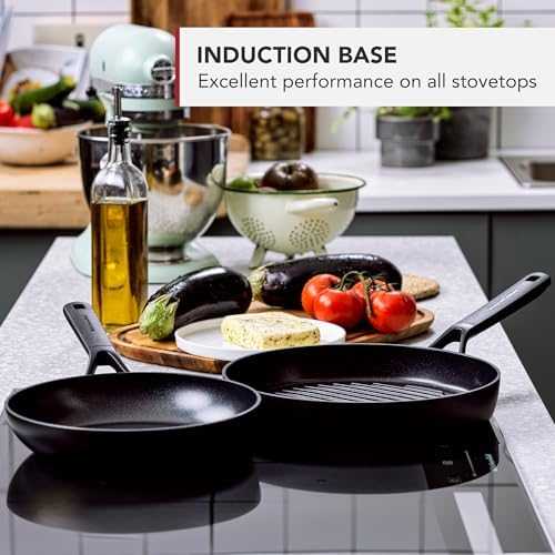 KitchenAid - Klasikinė kaltinė blyninė - juoda - 24 cm