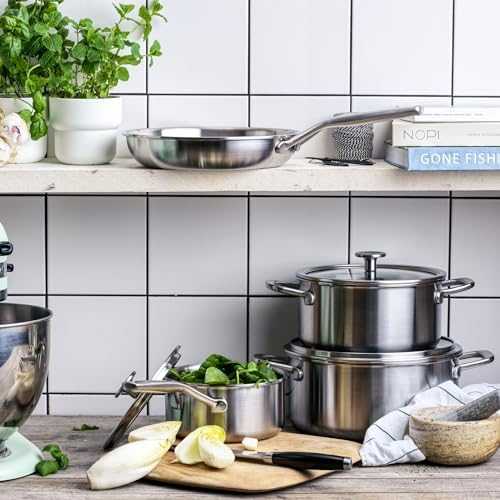 3 sluoksnių puodas su dangčiu, plieno - 1,5L - Kitchenaid