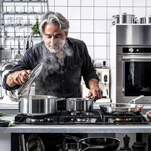 3 sluoksnių puodas su dangčiu, plieno - 1,5L - Kitchenaid
