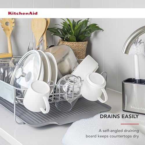 KitchenAid išplečiama indų džiovinimo lentyna