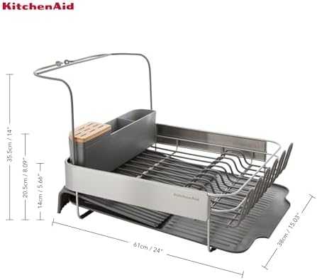KitchenAid išplečiama indų džiovinimo lentyna