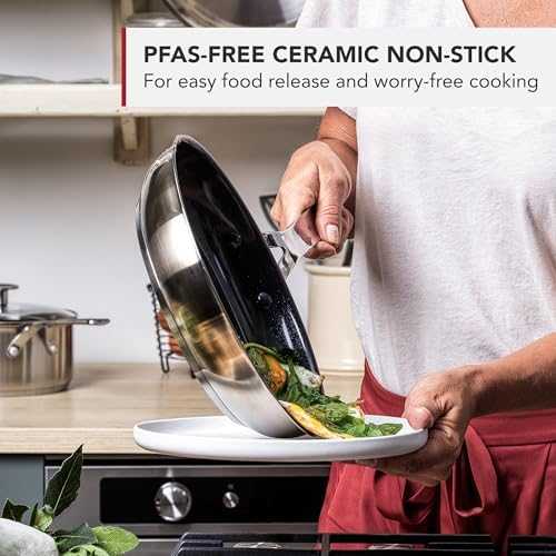 KitchenAid - Nerūdijančio plieno lakštinė keptuvė - sidabrinė - 28 cm