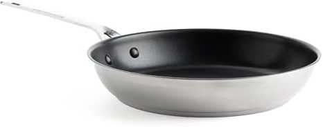 KitchenAid - Nerūdijančio plieno lakštinė keptuvė - sidabrinė - 28 cm