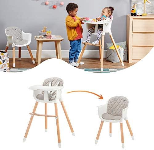 Kinderkraft maitinimo kėdutė Sienna, pilka
