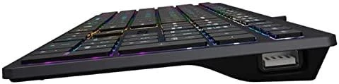 Klaviatūra žaidimams A4Tech Fstyler FX60H su laidu membraninė su pašvietimu pilka