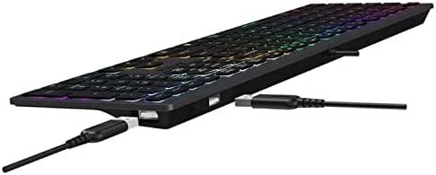 Klaviatūra žaidimams A4Tech Fstyler FX60H su laidu membraninė su pašvietimu pilka