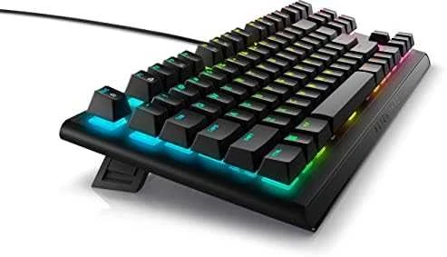 Dell Alienware Tenkeyless AW420K | Klaviatūra žaidimams | su laidu | EN | CHERRY MX Raudona | Dark Side of the Moon