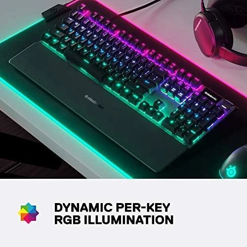 Klaviatūra SteelSeries Apex 5, US kalba, Juodos spalvos