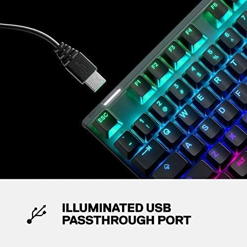 Klaviatūra SteelSeries Apex 5, US kalba, Juodos spalvos