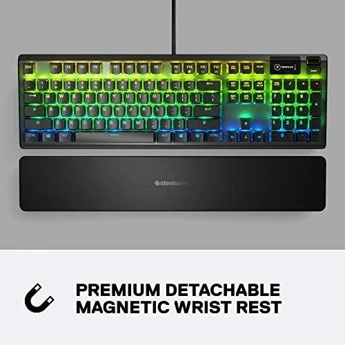 Klaviatūra SteelSeries Apex 5, US kalba, Juodos spalvos