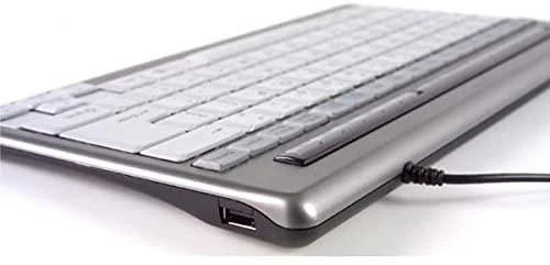 Bakker Elkhuizen Carruzzo BakkerElkhuizen S-board 840 klaviatūra Biuras USB QWERTY Anglų (JK) Šviesiai Žalia, Balta