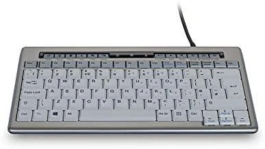 Bakker Elkhuizen Carruzzo BakkerElkhuizen S-board 840 klaviatūra Biuras USB QWERTY Anglų (JK) Šviesiai Žalia, Balta