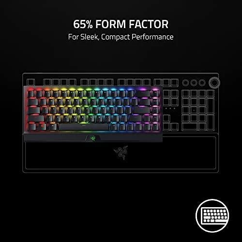 Belaidė 65% Klaviatūra Razer BlackWidow V3 Mini HyperSpeed Phantom Edition, Green Switch, US išdėstymas