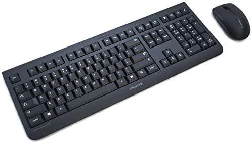 CHERRY DW 3000 klaviatūra Radijo dažnio belaidė QWERTY Anglų (JAV) Juoda
