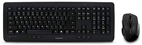 CHERRY DW 5100 klaviatūra Radijo dažnio belaidė Anglų (JAV) Juoda