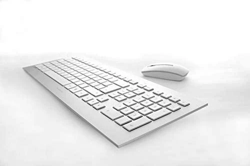 CHERRY DW 8000 klaviatūra Radijo dažnio belaidė QWERTZ Vokiečių Sidabras, Balta