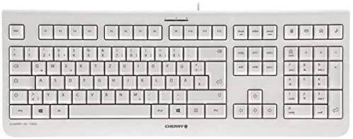 Klaviatūra Cherry KC 1000 su laidu CH-išdėstymas wei/grau