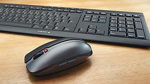 CHERRY STREAM DESKTOP RECHARGE - Klaviatūra ir pelė - QWERTZ - Deutsch - Juodas