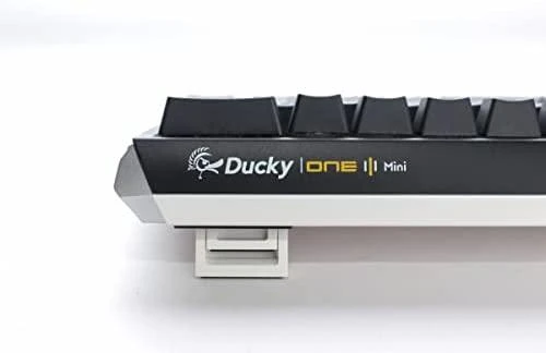 Ducky One 3 Classic Juodas/Baltas Mini žaidimų klaviatūra, RGB LED – MX-Raudona US išdėstymas