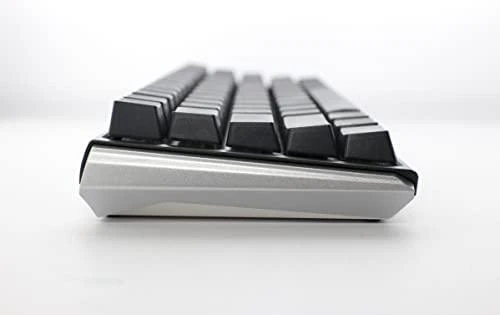 Ducky One 3 Classic Juodas/Baltas Mini žaidimų klaviatūra, RGB LED – MX-Speed-Sidabrinis US išdėstymas