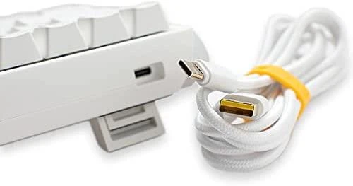 Klaviatūra Ducky One 3 Classic grynai balta Mini (JAV)