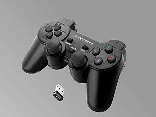 Bevielis ŽAIDIMŲ PULTAS SU VIBRACIJOMIS ESPERANZA EGG108K GLADIATOR PC / PS3