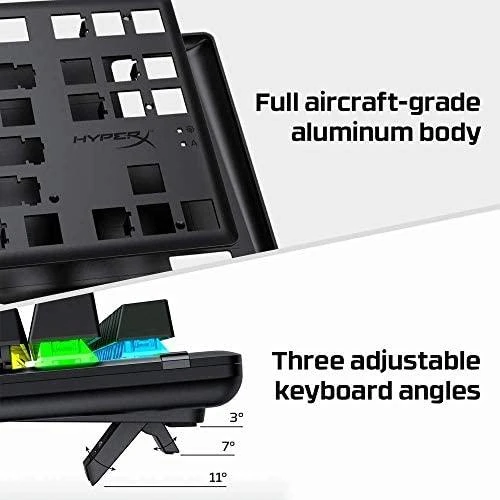HyperX Alloy Origins Core Tenkeyless Mechaninė žaidimų klaviatūra, US išdėstymas, HyperX Blue Switch