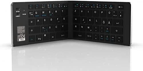 Carruzzo Inca IBK-579BT klaviatūra Namo „Bluetooth“ Metalinis, Sidabras