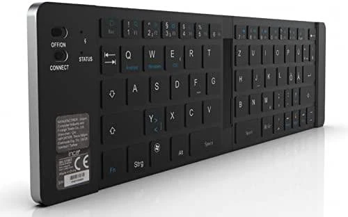 Carruzzo Inca IBK-579BT klaviatūra Namo „Bluetooth“ Metalinis, Sidabras