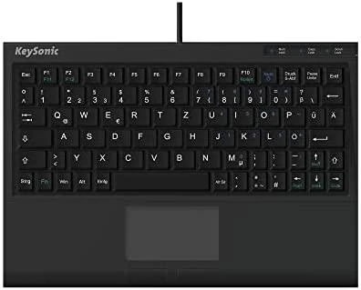 Klaviatūra „KeySonic ACK-3410“ (DE) itin mažas išmanusis jutiklinis skydelis