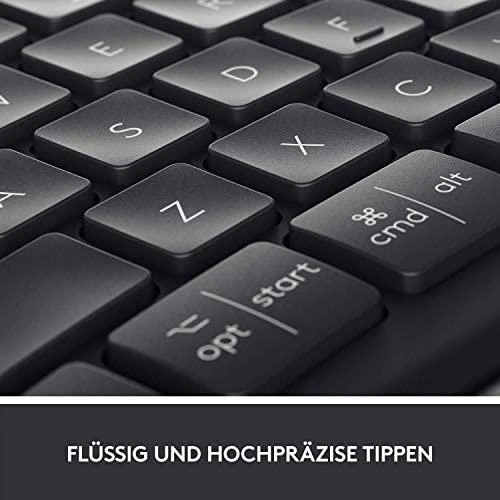 Logitech ERGO K860 belaidė klaviatūra, grafito spalvos, vokiečių kalba (Qwertz)