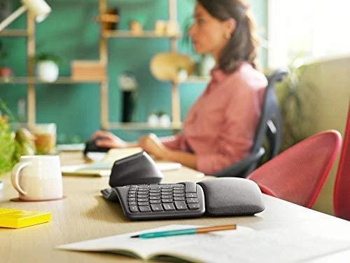 Logitech ERGO K860 belaidė klaviatūra, grafito spalvos, vokiečių kalba (Qwertz)