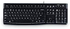 Logitech K120 klaviatūra USB Ukrainietiškas Juoda