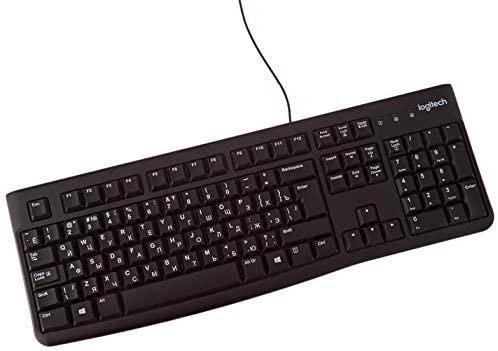 Logitech klaviatūra K120 su laidu, RU išdėstymas