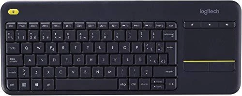 Belaidė klaviatūra Logitech K400 Plus su jutikliniu kilimėliu, US išdėstymas, Juoda